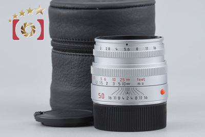 【中古】Leica ライカ SUMMICRON-M 50mm f/2 E39 第4世代 シルバー