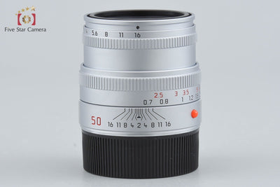 【中古】Leica ライカ SUMMICRON-M 50mm f/2 E39 第4世代 シルバー