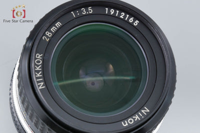 【中古】Nikon ニコン Ai NIKKOR 28mm f/3.5