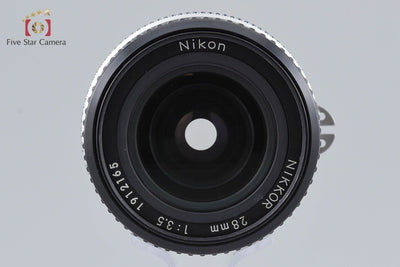 【中古】Nikon ニコン Ai NIKKOR 28mm f/3.5