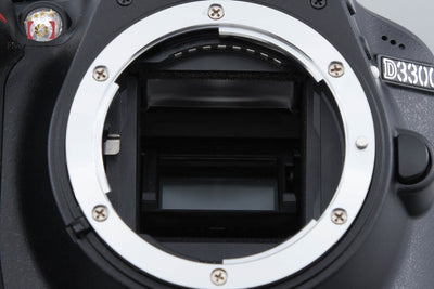 Used: Nikon D3300 18-55 VR II Lens Kit Black, Low Shutter Count