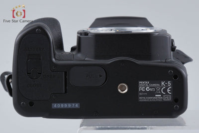 [Used] PENTAX Pentax K-5 Black Digital SLR Camera, Low Shutter Count