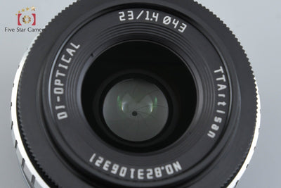 [Used] TTArtisan 23mm f/1.4 for Fujifilm X-mount