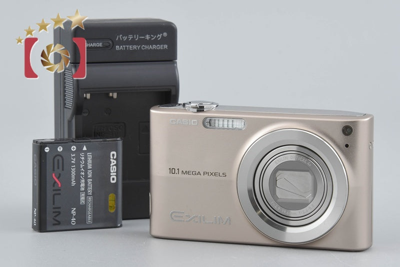 【Used】Casio EXILIM ZOOM EX-Z200 Gold Compact Digital Camera