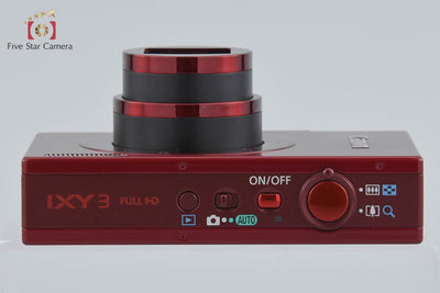 [Used] Canon IXY 3 Red Compact Digital Camera