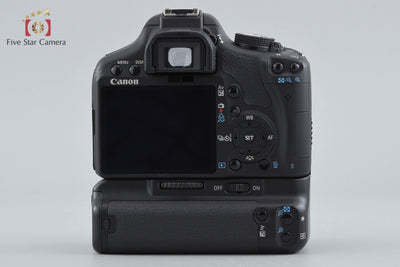 [Used] Canon EOS Kiss X3 EF-S 18-55 IS Lens Kit + BG-E5 Battery Grip, Low Shutter Count