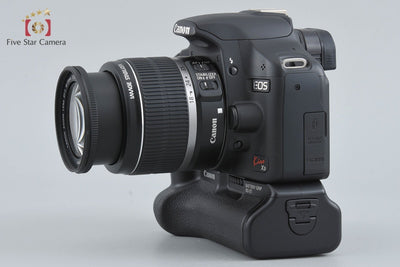 [Used] Canon EOS Kiss X3 EF-S 18-55 IS Lens Kit + BG-E5 Battery Grip, Low Shutter Count