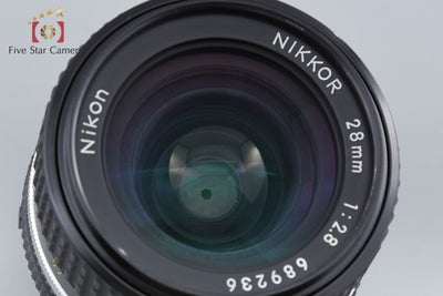 [Used] Nikon Ai-S NIKKOR 28mm f/2.8