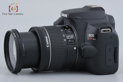 [Used] Canon EOS Kiss X10 EF-S 18-55 IS STM Lens Kit Black