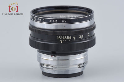[Used] Nikon NIKKOR-S.C 50mm f/1.4 Nikon S mount