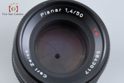 [Used] CONTAX Carl Zeiss Planar 50mm f/1.4 T* AEJ