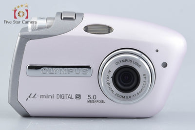 【中古】OLYMPUS オリンパス μ-mini DIGITAL S パールピンク コンパクトデジタルカメラ
