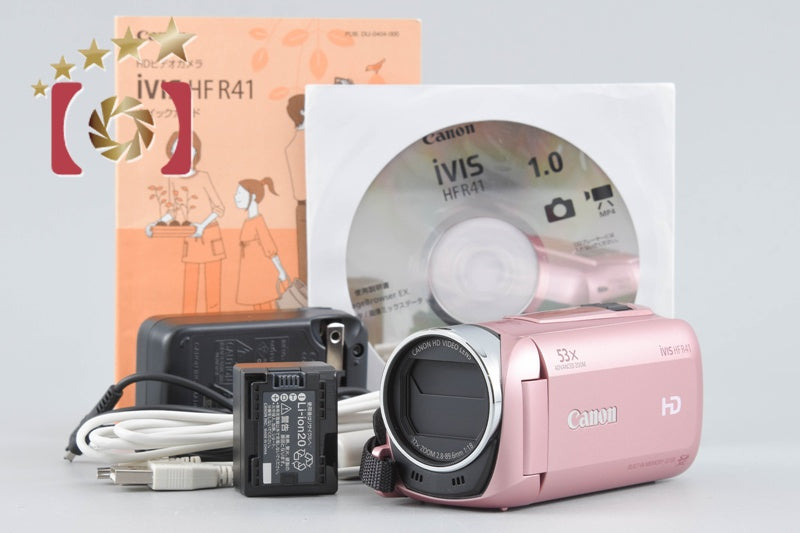 [Used] Canon iVIS HF R41 Pink Camcorder