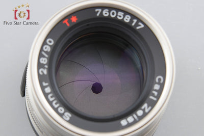 【中古】CONTAX コンタックス Carl Zeiss Sonnar 90mm f/2.8 T*