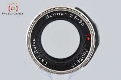 【中古】CONTAX コンタックス Carl Zeiss Sonnar 90mm f/2.8 T*