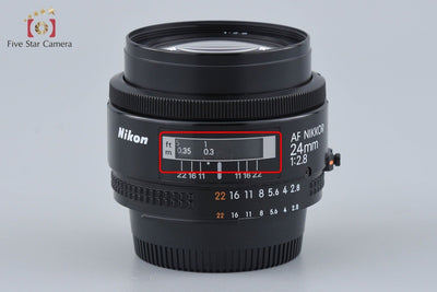 [Used] Nikon AF NIKKOR 24mm f/2.8
