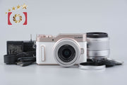 【中古】Panasonic パナソニック LUMIX DC-GF10 ダブルレンズキット ホワイト シャッター回数僅少