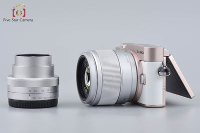 【中古】Panasonic パナソニック LUMIX DC-GF10 ダブルレンズキット ホワイト シャッター回数僅少