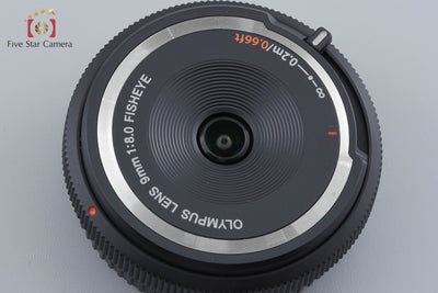 [Used] OLYMPUS Olympus Fisheye Body Cap Lens BCL-0980 (9mm F8.0 Fisheye) Black