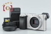 [Used] SONY α6000 ILCE-6000 Silver Mirrorless Interchangeable Lens Camera, Low Shutter Count, Multi-language Support