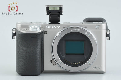 [Used] SONY α6000 ILCE-6000 Silver Mirrorless Interchangeable Lens Camera, Low Shutter Count, Multi-language Support