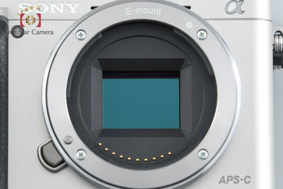 [Used] SONY α6000 ILCE-6000 Silver Mirrorless Interchangeable Lens Camera, Low Shutter Count, Multi-language Support