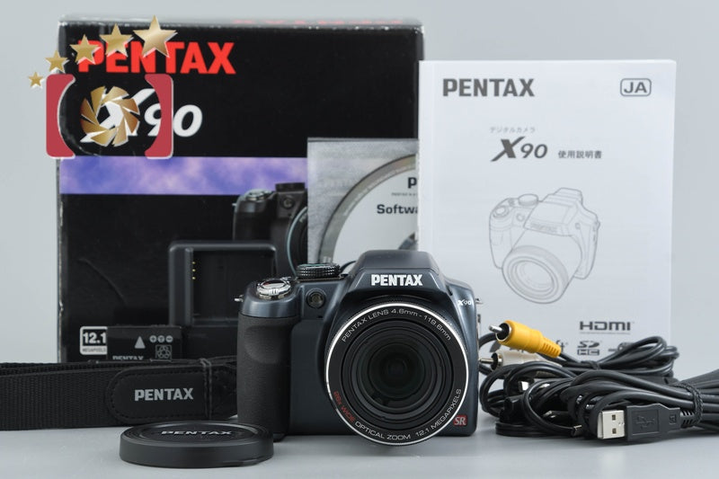 【中古】PENTAX ペンタックス X90 コンパクトデジタルカメラ 中古】PENTAX ペンタックス X90 コンパクトデジタルカメラ 元箱付き