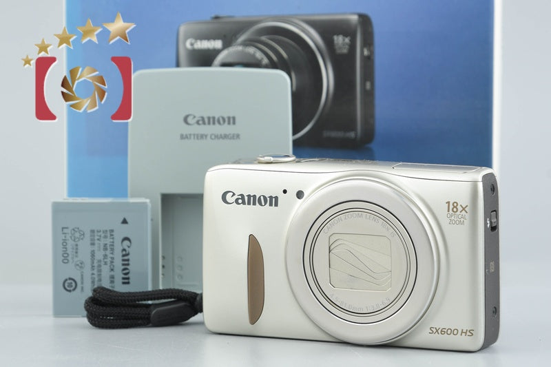 [Used] Canon PowerShot SX600 HS Gold Compact Digital Camera with Original Box