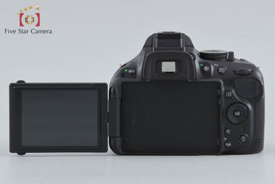 [Used] Nikon D5200 18-55 VR Lens Kit Black