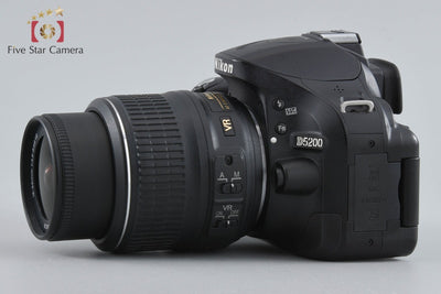 [Used] Nikon D5200 18-55 VR Lens Kit Black
