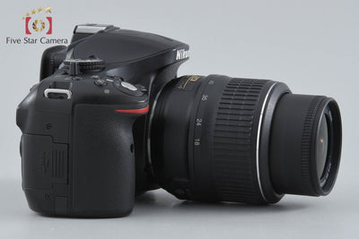 [Used] Nikon D5200 18-55 VR Lens Kit Black