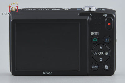 [Used] Nikon COOLPIX S2900 Silver Compact Digital Camera