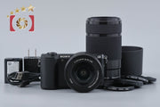 [Used] SONY α5100 ILCE-5100 Double Zoom Lens Kit Black Multi-language support