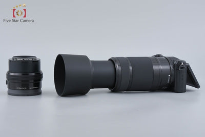 [Used] SONY α5100 ILCE-5100 Double Zoom Lens Kit Black Multi-language support