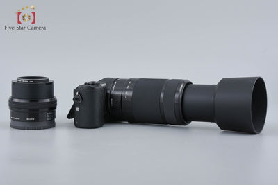 [Used] SONY α5100 ILCE-5100 Double Zoom Lens Kit Black Multi-language support