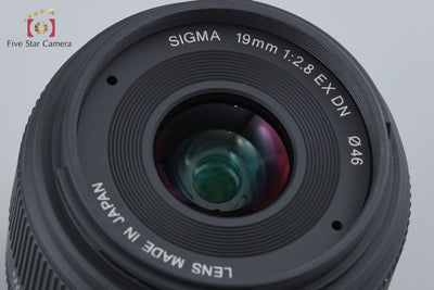 【中古】SIGMA シグマ 19mm f/2.8 EX DN マイクロフォーサーズ用