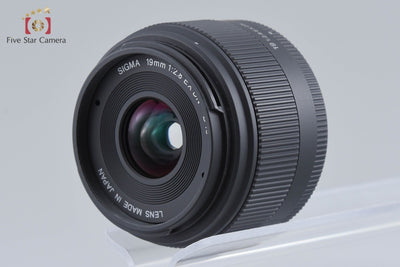 【中古】SIGMA シグマ 19mm f/2.8 EX DN マイクロフォーサーズ用