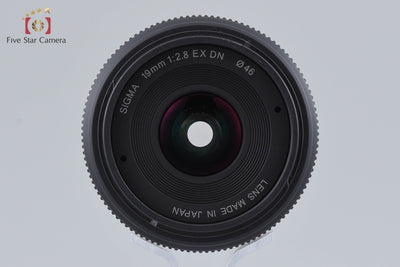 【中古】SIGMA シグマ 19mm f/2.8 EX DN マイクロフォーサーズ用