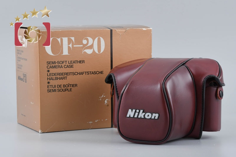 [Used] Nikon CF-20 Leather Camera Case for F3 with Original Box