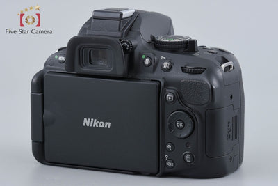 [Used] Nikon D5200 Double Zoom Kit Black