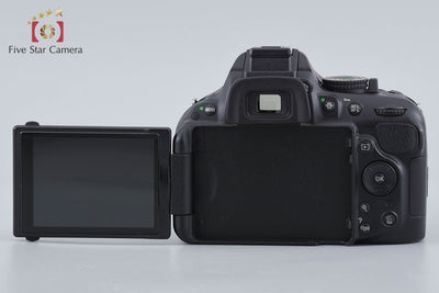 [Used] Nikon D5200 Double Zoom Kit Black