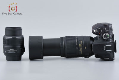 [Used] Nikon D5200 Double Zoom Kit Black