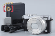 [Used] Nikon 1 J5 Silver Standard Power Zoom Kit, Low Shutter Count