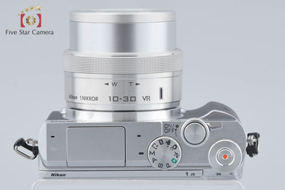 [Used] Nikon 1 J5 Silver Standard Power Zoom Kit, Low Shutter Count