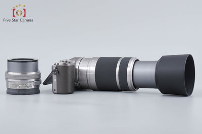 [Used] SONY α5100 ILCE-5100 Double Zoom Lens Kit Brown Multilingual