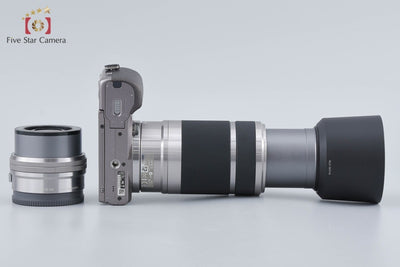 [Used] SONY α5100 ILCE-5100 Double Zoom Lens Kit Brown Multilingual