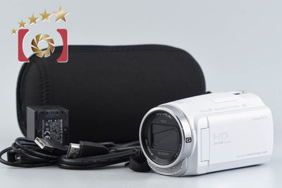 Used: SONY Handycam HDR-CX680 White Digital Video Camera Multi-Language Support