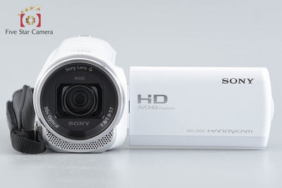 Used: SONY Handycam HDR-CX680 White Digital Video Camera Multi-Language Support