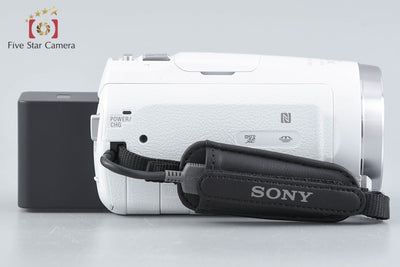 Used: SONY Handycam HDR-CX680 White Digital Video Camera Multi-Language Support