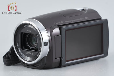 [Used] SONY Handycam HDR-CX675 Bordeaux Brown Digital Video Camera Multi-language support